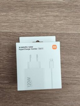 Nabíječka Xiaomi 120W včetně kabelu - nová, nerozbalená