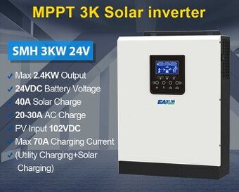 Fotovoltaický střídač solární měnič 2.4 KW