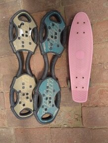 skateboard, pennyboard, waveboard