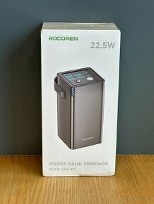 NOVÁ powerbanka Rocoren 50000mAh, 4x USB-A + 2x USB-C, TOP