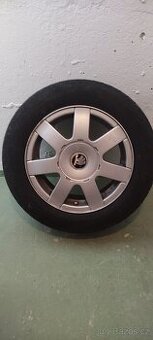 Alu kola 15” 5x112 a letni pneu 205/60/R15 - 1