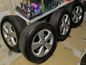 Alu kola Volvo XC40 5x108 r17 Originál,pneu zimní 235/60