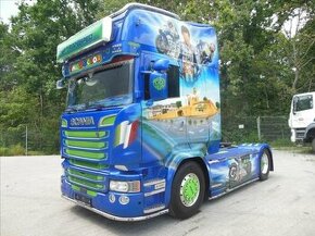 Scania R520, V8, TOP STAV - 1