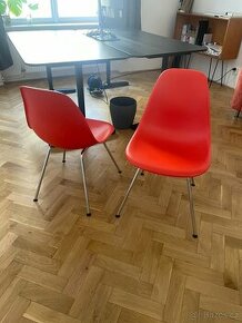 2x židle Vitra DSR oranžová