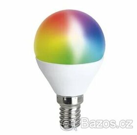 Solight LED Smart WiFi žárovka, 5W, E14, RGB