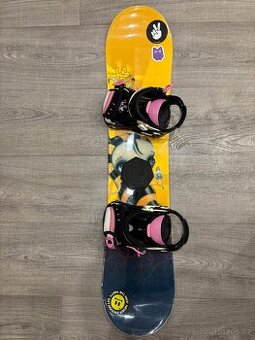 Snowboard K2, délka 112 cm, vázání Nidecker