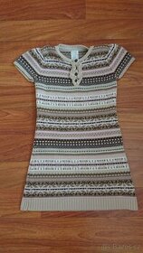 Dívčí pletené šaty - 1