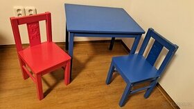 Dětský stůl a dvě židle Kritter - IKEA