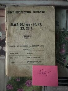 Jawa 50 návod na obsluhu r.1971