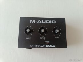 Externí zvuková karta M-audio M-track solo