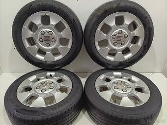 Letní alu kola SEAT 5x112 R16 ET58 pneu 215/55/16/