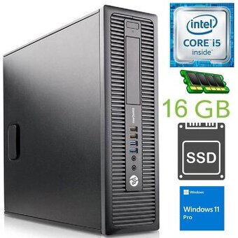 HP Intel i5,16GB RAM,SSD 240GB,W11,záruka 12 měsíců