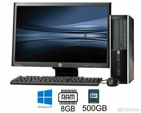 Sestava HP 6200/8GB RAM/i3/500GB SSD/W10/ + monitor 23"