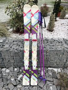 Dětské lyže Rossignol 110cm, hůlky Leki REZERVACE