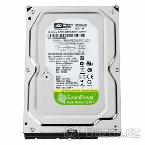 Harddisk 3,5" 500GB SATA WD AV-GP 5400ot. 16MB cache