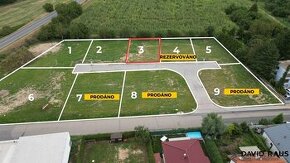 Prodej stavebního pozemku (600 m2), ul. Štefánikova, Rajhrad