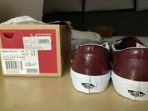 Vans Classic Slip-On - Tumble Patent/Burgundy