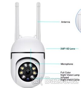 IP kamera 2,4GHz, 5GHz WIFI 1080p - 1