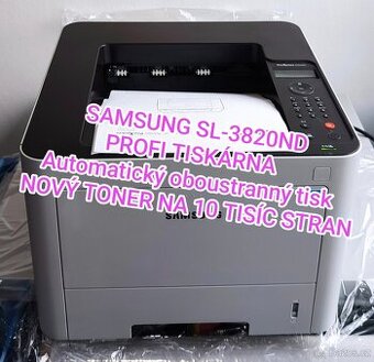 ㊆ Laser Samsung 3820nd + nový toner na 10 tisíc stran