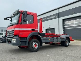 MERCEDES ATEGO 1524, HIAB KONTEJNER, EURO6, 2014, 264TKM