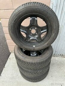 16" Disky 4x100 so zimnymi pneu 205/55 R16