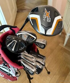 GOLFOVÝ SET PRO LEVÁKA CALLAWAY ROGUE DRIVER ŽELEZA PUTTER