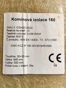 Komínová izolace 160 - 1