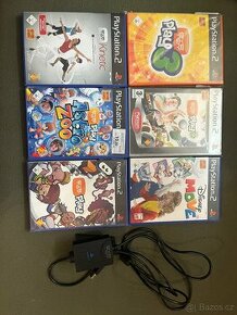 PS2 Eyetoy set pohybových her s kamerkou