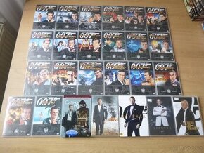 kompletni JAMES BOND 1-25 na DVD cz dabing NOVE