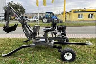 Minibagr D15 360 s otočí bagr za atv kráčející bagr