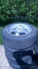 ALU disky PEUGEOT 7Jx15H2 ET-16, letní pneumatiky 195/65R15