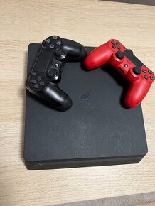 PlayStation 4 Slim 1TB + 2 ovladače