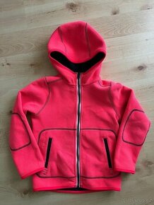 Oboustraná větruvzdorná fleece mikina 110/116