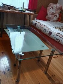 Konferenční skleněný stolek - 1