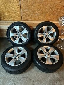 ALU Kola ŠKODA 5x112 R16 MOON Zimní pneu 205/55/16