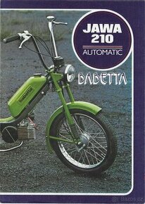 Prospekt JAWA Babetta 210 Automatic, Mototechna 1985