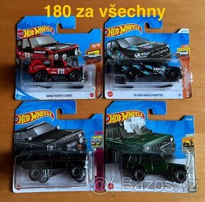 Hot wheels Jeep -set