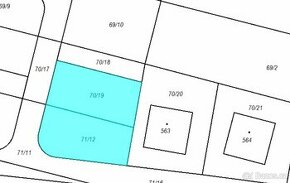 Lukrativní stavební pozemek v obci Bořanovice - 900 m²