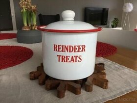 Vánoční kovová dóza Reindeer treats (Bloomingville)