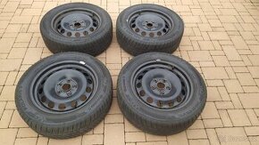 Sada zimních plech. kol Audi ,VW - 5x112 ET 46 ,205/55r16