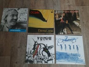 Prodám vinyly - Zrní, Prago Union, Oceán, Miloš Doležal.