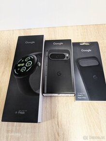 Google pixel 9pro 128gb+Wach 3 45mm+kryt +nabíječka 45w