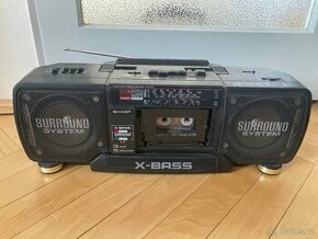 Retro radiomagnetofon / boombox Sharp WQ-T352H (BK)