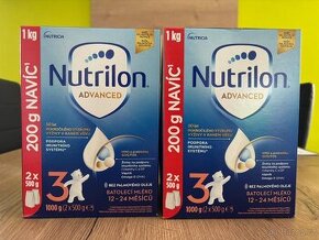 2x Nutrilon advanced 3 1000g