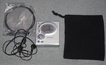 Minidisc SHARP MD-MT180,MDLP, media,manual, přísluš.