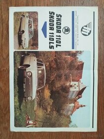 Reklamní materiál - Škoda 110L, ŠKODA 110LS