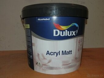 Malířská barva Dulux Acryl matt 10 l bílá