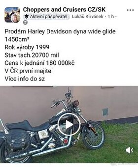 Harley Davidson dyna wide glide 1450cm³ - 1