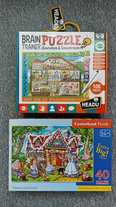 2ks PUZZLE Headu a Castorland