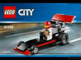 LEGO CITY 30358 – Auto Dragster, komplet-X, věk 5+